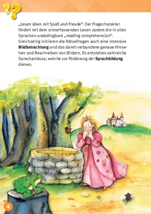 Lesen üben mit Bilderrätseln zum Froschkönig. 34 Bildkarten zur Leseförderung