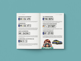 Das große Autokennzeichen Mitmachbuch für Kinder