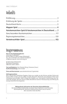 Das große Autokennzeichen Mitmachbuch für Kinder