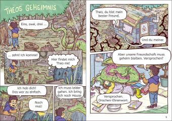 Leselöwen Comics 1. Klasse - Entführung im Drachenwald