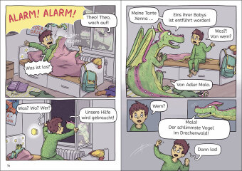 Leselöwen Comics 1. Klasse - Entführung im Drachenwald