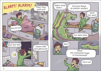 Leselöwen Comics 1. Klasse - Entführung im Drachenwald