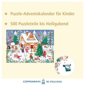 Puzzle-Adventskalender - Fröhliche Winterzeit