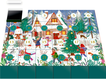 Puzzle-Adventskalender - Fröhliche Winterzeit