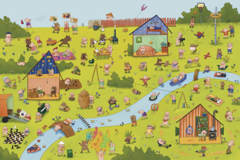 Viele freche Ferkel - Ein Pappbilderbuch voller niedlicher Haus- und Wildschweinchen
