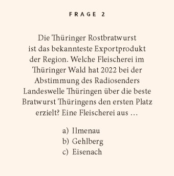 Thüringer Wald-Quiz