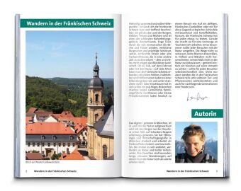 KOMPASS Wanderführer Fränkische Schweiz mit Oberem Maintal und Hersbrucker Schweiz, 55 Touren mit Extra-Tourenkarte