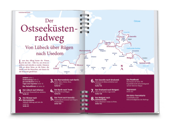 KOMPASS Radreiseführer Ostseeküstenradweg Mecklenburg-Vorpommern 