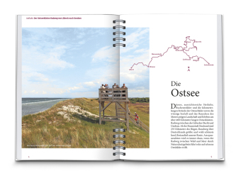 KOMPASS Radreiseführer Ostseeküstenradweg Mecklenburg-Vorpommern 