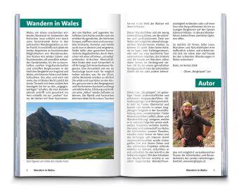 KOMPASS Wanderführer Wales, 60 Touren mit Extra-Tourenkarte