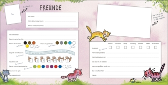 Mein Kindergarten Freunde-Album - Mit Goldfolienprägung auf dem Umschlag!