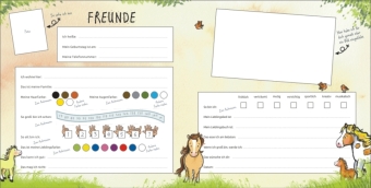 Mein Kindergarten Freunde-Album - Mit Goldfolienprägung auf dem Umschlag!