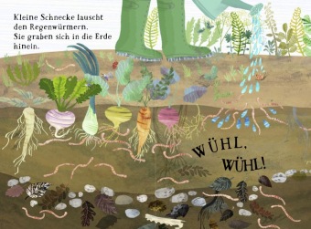 Kleine Schnecke und der Garten