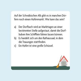 Heiligs Blechle! Schwäbisches Dialekt-Quiz