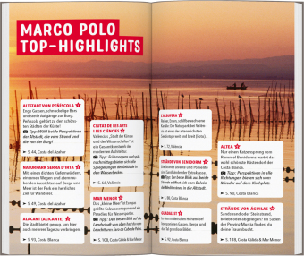 MARCO POLO Reiseführer Costa Blanca, Costa del Azahar, València, Costa Cálida