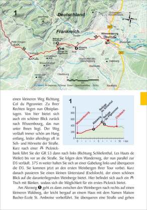 Frankreich: GR 53/GR 5 Vogesendurchquerung von Wissembourg nach Belfort