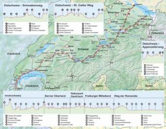 Schweiz: Jakobsweg vom Bodensee zum Genfersee