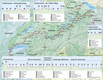 Schweiz: Jakobsweg vom Bodensee zum Genfersee