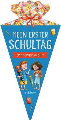 Mein erster Schultag - Erinnerungsalbum in Schultüten-Form