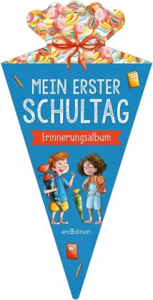 Mein erster Schultag - Erinnerungsalbum in Schultüten-Form
