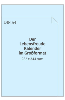 Der Lebensfreude-Kalender 2026 im Großformat 