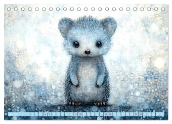 Die verzauberte Menagerie (Tischkalender 2026 DIN A5 quer), CALVENDO Monatskalender