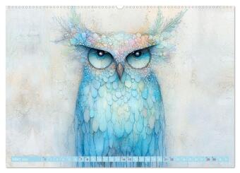 Die verzauberte Menagerie (hochwertiger Premium Wandkalender 2026 DIN A2 quer), Kunstdruck in Hochglanz