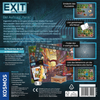 EXIT® - Das Puzzle: Der Auftrag "Paris"