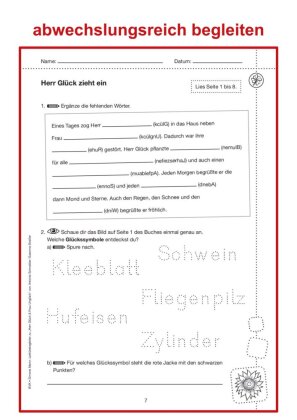 Lektürebegleiter - kompakt und differenziert: Herr Glück und Frau Unglück