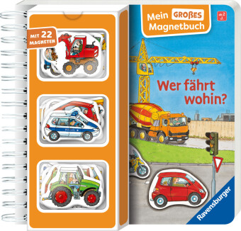 Mein großes Magnetbuch - Wer fährt wohin?