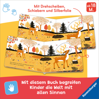 Mein erstes Glitzerbuch - Im Wald