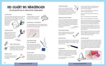 Die bunte Nähschule für Kinder I 19 Nähprojekte, Grundlagen & Übungen
