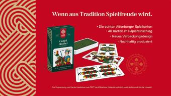 ASS Gaigel/Binokel, württembergisches Bild in Faltschachtel