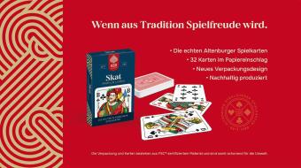 ASS - Skat Premium Leinen, französisches Bild in Faltschachtel (FSC zertifiziert)