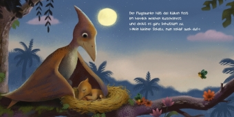 Wie kleine Dinos schlafen gehen 