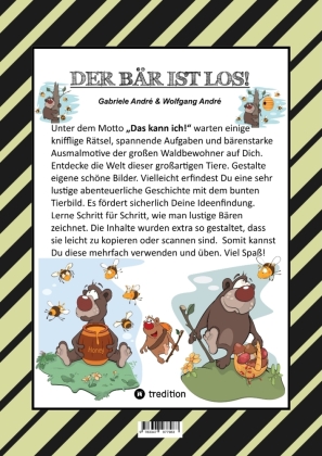 CRAFTBOOK - 100 BÄRENSTARKE MOTIVE - KNIFFLIGE RÄTSEL - LUSTIGE AUFGABEN - WISSENSWERTES - DER BÄR IST LOS - LUSTIGE FIGUREN UND BÄREN