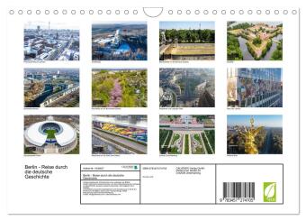Berlin - Reise durch die deutsche Geschichte (Wandkalender 2026 DIN A4 quer), CALVENDO Monatskalender