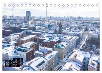 Berlin - Reise durch die deutsche Geschichte (Tischkalender 2026 DIN A5 quer), CALVENDO Monatskalender