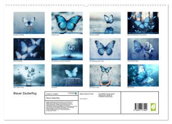 Blauer Zauberflug (hochwertiger Premium Wandkalender 2026 DIN A2 quer), Kunstdruck in Hochglanz