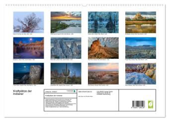 Kraftplätze der Indianer (hochwertiger Premium Wandkalender 2026 DIN A2 quer), Kunstdruck in Hochglanz