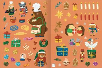 Erstes Stickern - Im Winter