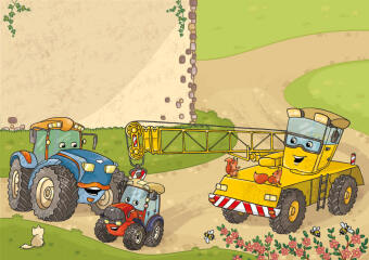 Der kleine Trecki - Ein kleiner Traktor, der groß werden möchte - Little Trecki - A Little Tractor That Wants to be Big