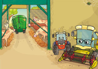 Der kleine Trecki - Ein kleiner Traktor, der groß werden möchte - Little Trecki - A Little Tractor That Wants to be Big