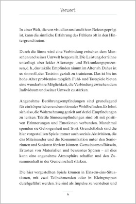 Spiele zum Tasten und Fühlen