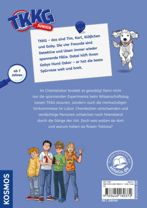 TKKG Junior, 3, Spürnasen im Labor