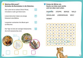 WAS IST WAS Erstes Lesen Leserätsel. Raubkatzen