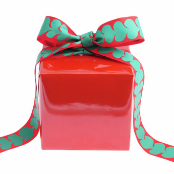 Geschenkpapier Lack, Rot, FSC MIX, 70cm x 2m, 100 gsm