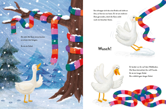 Die Gans und der ganz lange Schal - Eine Weihnachtsgeschichte