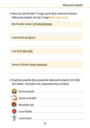 Mein Übungsheft Grammatik 4. Klasse