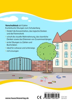 Schulstart-Block ab 6 Jahre - Kunterbunte Übungen zum Schulanfang